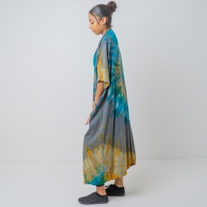 Magnifique Nouveau Kimono d'été Oversize pour Femme, Style Bohème Chic, Idéal pour les Vacances et les Festivals, Tendance Tie-Dye - Product Image 3