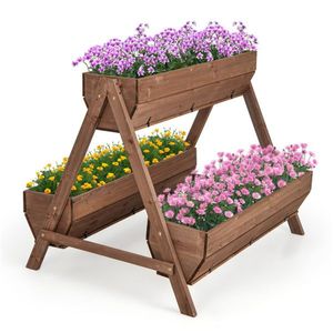 44\" Wooden Elevated Garden Bed-Stylish Garden Building - Product Image 2