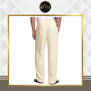 Pantalones de Lino para Hombre, de Invierno, Rectos, Holgados, Transpirables, Sostenibles, de Primera Calidad, Ligeros, al Por Mayor - Product Image 2