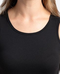 Women's Breathable Eco-Friendly Knitted Workout Tank <b>Top</b> with <b>Feathers</b> 100% Cotton Casual Athletic <b>Top</b> - Product Image 2
