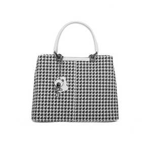 Elegant <b>White</b> P36293 Formal <b>Evening</b> <b>Bag</b> with Hand Design - Product Image 3