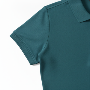 Camiseta Polo de Corte Ajustado para Mujer, Manga Corta Informal con Cuello Camisero, Transpirable, Precio Razonable, Servicio OEM - Product Image 5