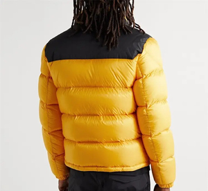 Veste matelassée personnalisée pour homme, respirante, écologique, coupe-vent, vêtements de sport OEM avec capuche amovible - Product Image 4