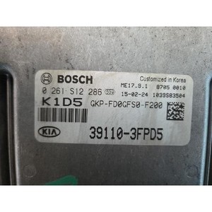 กล่องควบคุมอิเล็กทรอนิกส์ (ECU) สำหรับรถยนต์ K9 ปี 2014-2018 มือสอง ของแท้ รหัส 391103FPD5 - Product Image 6