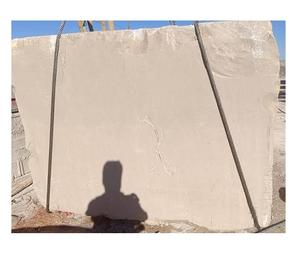 Bloc de pierre calcaire Gohare, pierre naturelle beige clair pour la construction, la sculpture, le revêtement mural, le revêtement de sol, grande dalle coupée en carrière - Product Image 3