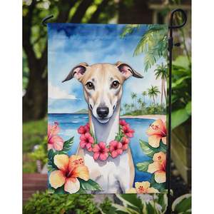 Whippet Luau Multicolor <b>Garden</b> <b>Flag</b> Decorative Mailbox Yard <b>Flag</b> Banner for Patio Artwork for Flower Beds - Product Image 3
