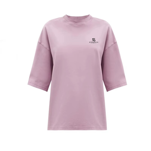 New Solid Color T-<b>Shirt</b> <b>Women</b> <b>Loose</b> Simple Basic Round Neck Custom T <b>Shirt</b> Fashionable Summer Wear 2026 - Product Image 1