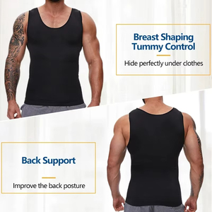 Trending Quick Dry Sports Tank Top Summer Sleeveless Basketball <b>Compression</b> Blank Bodybuilding Custom Tank Tops Sleeveless Shirt - Product Image 3