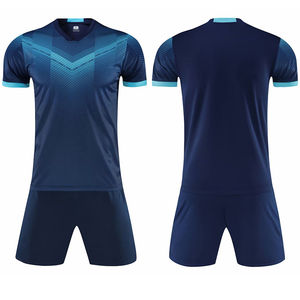 Uniformes de Fútbol Personalizados al por Mayor para Unisex, Tallas Grandes, Camisetas y Pantalones Cortos de Secado Rápido, Conjunto de Uniforme Deportivo con Logotipo Personalizado - Product Image 4