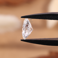 SHREERAJ SOLITAIRE Diamantes Sueltos Ovalados de Corte Portugués Cultivados en Laboratorio, 2CT, Color DEF, Claridad VVS2/VS1, Excelente IGI