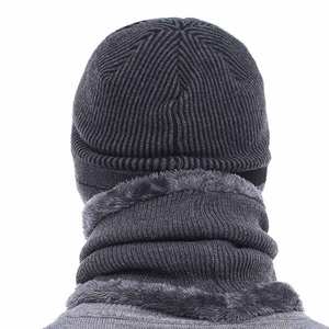 Customized Unisex 100% Wool Solid Color Plain Beanies Warm Ski <b>Cap</b> 2026 High Quality New Arrival <b>Winter</b> - Product Image 4