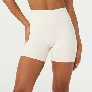 Shorts Deportivos de Cintura Alta para Mujer, Ecológicos, de Secado Rápido, Spandex/Algodón, para Correr, Fitness y Entrenamiento de Verano - Product Image 6