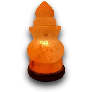 Pakistan Himalayan <b>Crystal</b> Pink Salt 3Dome Lamp Elegant Beautiful Polished Decor Stone with Flower Best Quality Export - Product Image 1