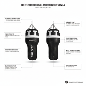 Saco de Boxeo de Cuero Resistente, Personalizado, para Gimnasio, MMA, Kickboxing, Entrenamiento en Casa, Bolsas de Boxeo Duraderas - Product Image 2
