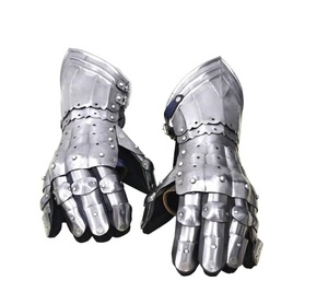 Guantes de Caballero Medievales de Metal de Inspiración Vintage, Fabricados por un Fabricante Confiable, para Disfraces de Fantasía y Decoración Histórica - Product Image 4