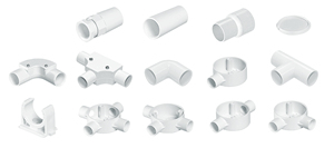 Boîtier encastré carré en PVC-U ignifuge pour interrupteur mural et prise - AWF50N-L83xW83xH50 (mm) Norme BS4607 ISO9001 - Product Image 5