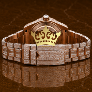 High End Moissanite Watch for Men Diamond Look Luxury Watch - Product Image 4