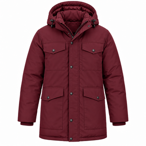 Plus Size Men <b>Parka</b> <b>Jacket</b> <b>Waterproof</b> Outdoor All Winter Warm Windbreak Adjustable Hood Thick Outerwear Long - Product Image 3