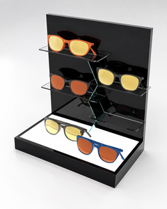 Diseño Moderno para Ópticas: Exhibidores de Plástico Lavables para Gafas de Sol, Elegantes y Organizados para Minoristas - Product Image 3