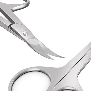 Tijeras para Cutículas de Acero Inoxidable de Excelente Calidad con Hoja Curva y Punta Afilada para Uñas Acrílicas y de los Pies - Cuidado de Uñas - Product Image 2
