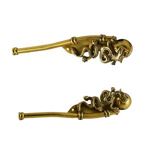 นกหวีดทองเหลืองเดินเรือ5 ",นกหวีด Boatswain ท่อ Bosun Call รายการของขวัญนกหวีดทองเหลืองโบราณของ Boatswain พร้อมการออกแบบที่กำหนดเอง - Product Image 4