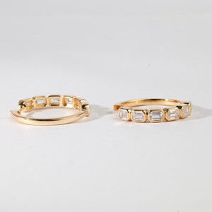 Pendientes de aro de diamantes cultivados en laboratorio de lujo, oro amarillo macizo de 14 quilates, joyería fina para boda, regalo de oro macizo para ella - Product Image 6