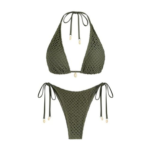 Ensemble de bikinis pour femmes en polyester en gros, service OEM, nouveau design sexy, respirant, personnalisé, à la mode - Product Image 1