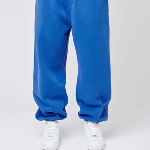 Mens Custom Logo Streetwear <b>Stacked</b> <b>Joggers</b> Soft Cotton Casual Sweatpants With Pocket Comfortable Breathable Fit men's pants - Product Image 4