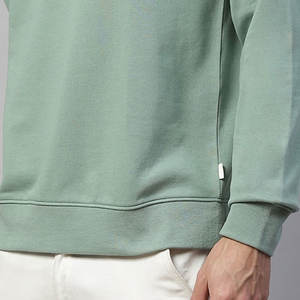 Premium Quality Men's Solid Color Slim Fit <b>Long</b> Sleeve Cotton Sweatshirt Custom 3D Pattern Embroidered Plus Size Winter <b>Hoodie</b> - Product Image 4