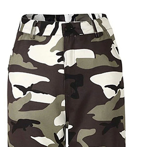<b>Men's</b> Camouflage Cargo Sweatpants High Waist Elastic Multiple Pockets Casual Style Autumn Wear Breathable Midweight Fabric - Product Image 4