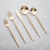 Ensemble d'ustensiles de table écologiques en acier inoxydable pour banquets, restaurants, hôtels et cuisines - Design moderne, approvisionnement en gros
