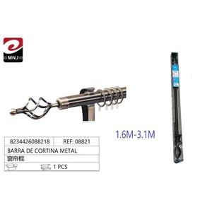 Asta per tende in metallo Mnj 1.6M-3.1M estensibile per tende da finestra - Product Image 1