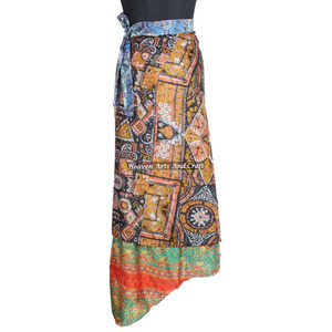 New <b>Skirts</b> Beach Vintage Silk Magic 38" Long <b>Wrap</b> <b>Skirt</b> Halter Tube Sale!!!!!! Pareo Sarong Cover-ups Beach Swimwear Silk <b>Wrap</b> - Product Image 6