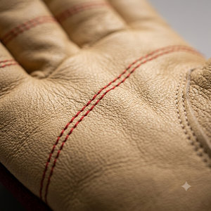 JNM SAFETY Best Performance Cowhide Grain Leather <b>Driver</b> <b>Gloves</b> Heavy Duty Heat Resistant Elastic Wristlet Safety <b>Glove</b> - Product Image 6