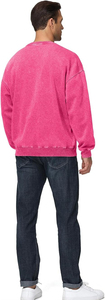 Sweat-shirt oversize vintage délavé à l'acide pour homme, style streetwear, hiver, 100% polaire, écologique, look rétro tendance, sweats délavés à l'acide - Product Image 3