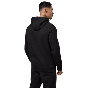 <b>Men</b>’s Black <b>Pullover</b> Hoodie and Jogger Pants Set Casual Athletic Sportswear Training Workout Tracksuit Activewear Outfit - Product Image 2