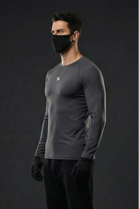 Diseño de logotipo personalizado al por mayor, camisetas de verano para hombre, de manga larga, sueltas, de poliéster suave, lisas, informales. - Product Image 3