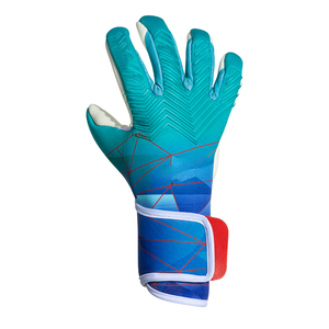 Wholesale Strong <b>Control</b> <b>Grip</b> Soccer Goalkeeper Gloves Anti-Slip Latex Palm Leather Material Finger Protection Goalkeeper Glove - Product Image 6
