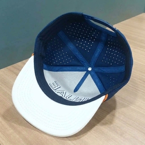 Gorra de Golf OEM Personalizada de 5 Paneles, Perforada con Corte Láser, Bordado Plano, Visera Precurvada, Estructurada, MOQ Bajo, ODM, Deportiva, para Exteriores - Product Image 6