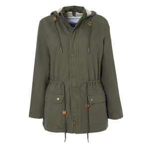 Chaqueta de plumón acolchada para mujer, estilo burbuja, con capucha ajustable, para invierno, venta al por mayor, OEM, personalizada - Product Image 3