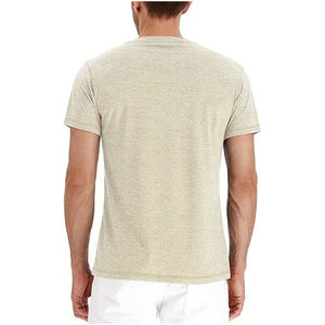 Camisetas Casuales Clásicas Personalizadas, 29% Rayón, 68% Algodón, 3% Elastano, Material Personalizado al por Mayor, Camisetas de Color Sólido - Product Image 2