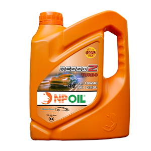 Huile moteur NPOIL RESSO 2 TURBO 10W40 4L 5L 6L Huile de base et additifs de qualité supérieure Huile moteur de haute qualité Fabriquée au Vietnam PCMO Auto - Product Image 2