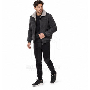 Comfortable High Quality Winter <b>Sherpa</b> <b>Jacket</b> with Front Logo Customized Fit Modern Design for Daily Outdoor Use - Product Image 6