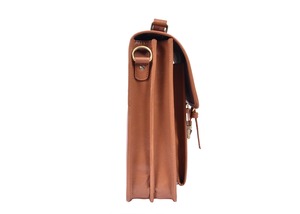 Brown Canvas Laptop <b>Bag</b> Satchel Briefcase Crossbody <b>Computer</b> <b>Bag</b> with Adjustable Strap for Business Office School Travel - Product Image 5