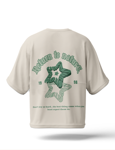 T-shirt oversize vierge épais à motif graphique et épaules tombantes - Achetez un T-shirt pour homme en coton lourd de haute qualité - Product Image 6