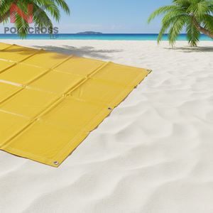 UN Standard Humanitarian Tarpaulin Sheet – PE Woven Waterproof Shelter Material Bulk Supply PE <b>Fabric</b> Emergency Relief Sheet - Product Image 4