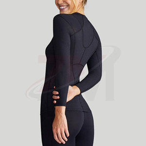 Breathable Stretch Workout Apparel For Sports And Daily Exercise Use Custom Women Compression Activewear Shirt Moisture Wicking - Product Image 2