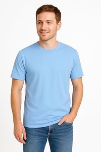 T-shirt Homme 100% Coton à Manches Longues, Vierge et Uni, Impression Logo Personnalisé, Qualité Supérieure, Fabricant 2026 – Nouvelle Collection en Promotion - Product Image 2
