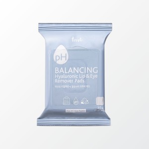 Prreti Soins de la peau coréens Prreti Tampons démaquillants pour les lèvres et les yeux à l'acide hyaluronique légèrement acide 30 feuilles Produits de beauté coréens - Product Image 1