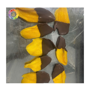 Mangues séchées enrobées de chocolat, mangues douces enrobées de chocolat, goût tropical sucré, idéal pour l'emballage de détail. - Product Image 2